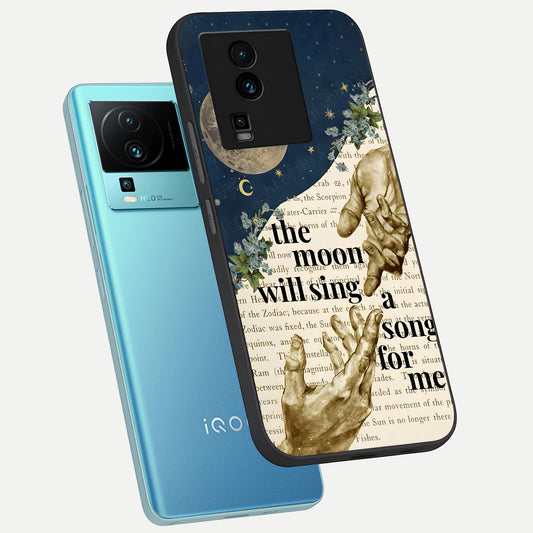  Aesthetic Divine phone case For iQOO Neo 7 Pro showing premium glass back cover with detailed artwork
