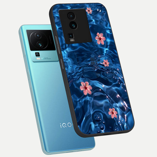  Bloom Thread Art phone case For iQOO Neo 7 Pro showing premium glass back cover with detailed artwork