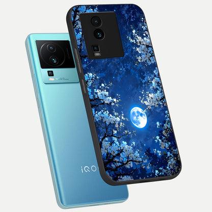  Blossom Moonlight Sky phone case For iQOO Neo 7 Pro showing premium glass back cover with detailed artwork