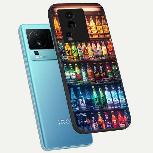  Colorfull Tree phone case For iQOO Neo 7 Pro showing premium glass back cover with detailed artwork