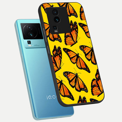  Golden Wing Flight phone case For iQOO Neo 7 Pro showing premium glass back cover with detailed artwork