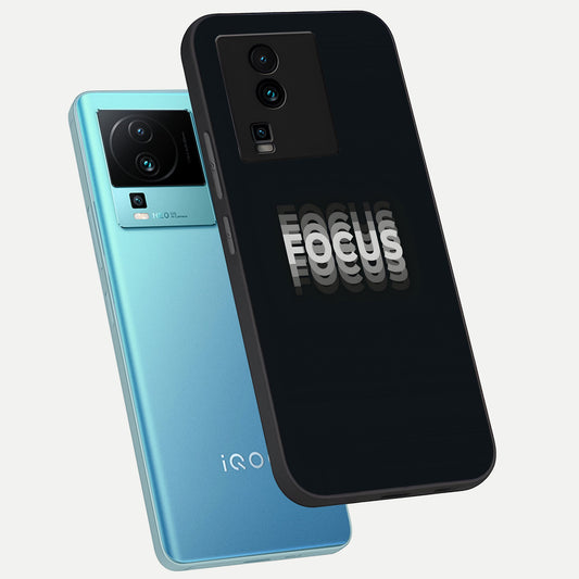  Mono Focus Vision phone case For iQOO Neo 7 Pro showing premium glass back cover with detailed artwork