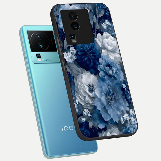  Royal Bloom Garden phone case For iQOO Neo 7 Pro showing premium glass back cover with detailed artwork