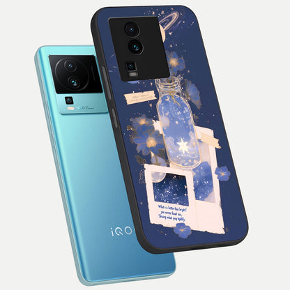  Starlit Cosmic Jar phone case For iQOO Neo 7 Pro showing premium glass back cover with detailed artwork