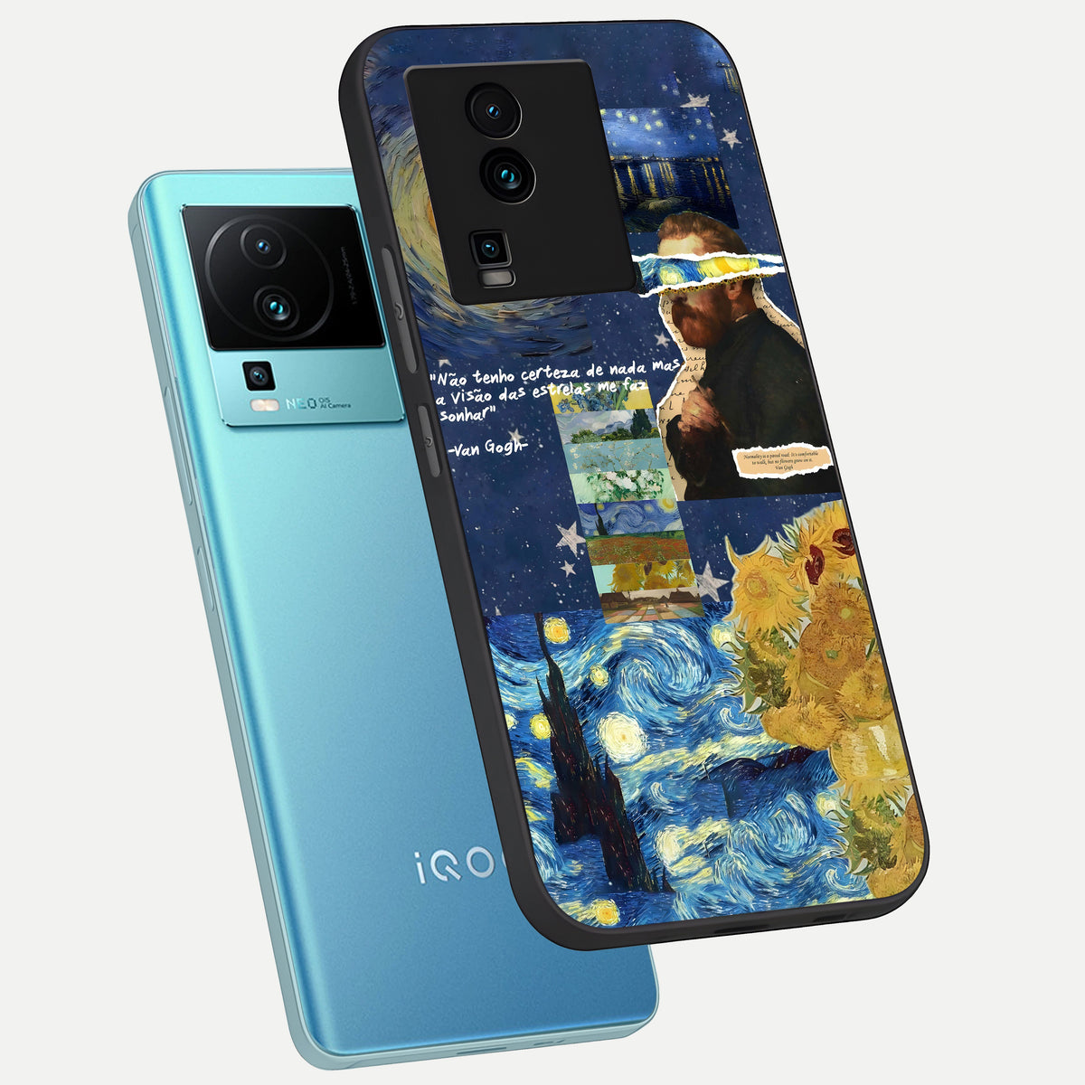  Starry Dream Vision phone case For iQOO Neo 7 Pro showing premium glass back cover with detailed artwork