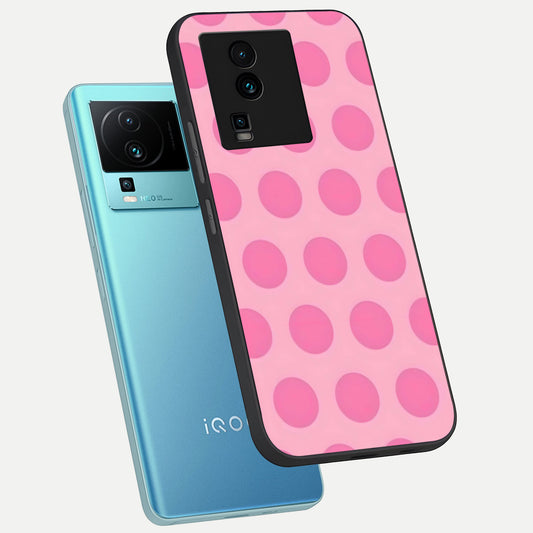  Sweet Dot Dreams phone case For iQOO Neo 7 Pro showing premium glass back cover with detailed artwork