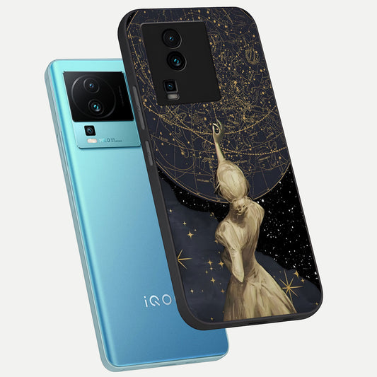 Taylor Swift Girl phone case For iQOO Neo 7 Pro showing premium glass back cover with detailed artwork