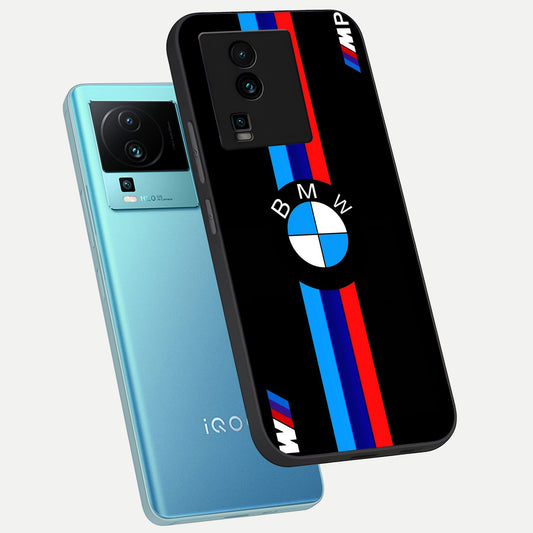  Turbo BMW Beast phone case For iQOO Neo 7 Pro showing premium glass back cover with detailed artwork