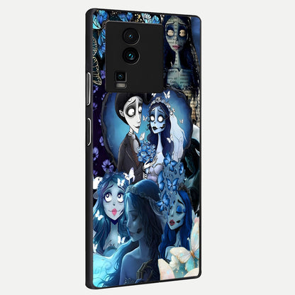  Butterfly Ghost Soul back cover For iQOO Neo 7 Pro slim fit glass case with vibrant aesthetic design