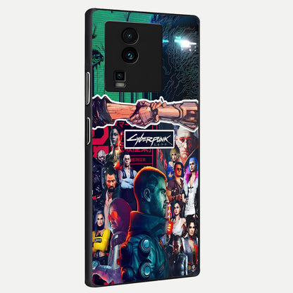  CYBERPUNK Legacy back cover For iQOO Neo 7 Pro slim fit glass case with vibrant aesthetic design