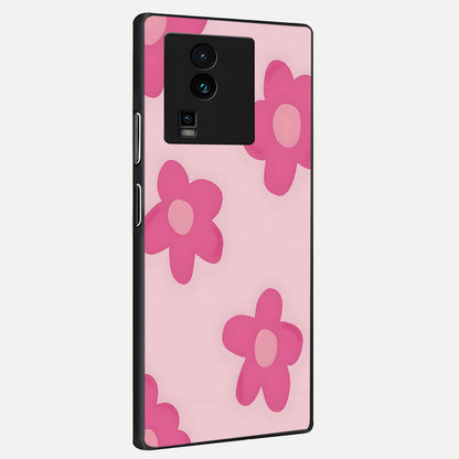  Candy Bloom Dreams back cover For iQOO Neo 7 Pro slim fit glass case with vibrant aesthetic design