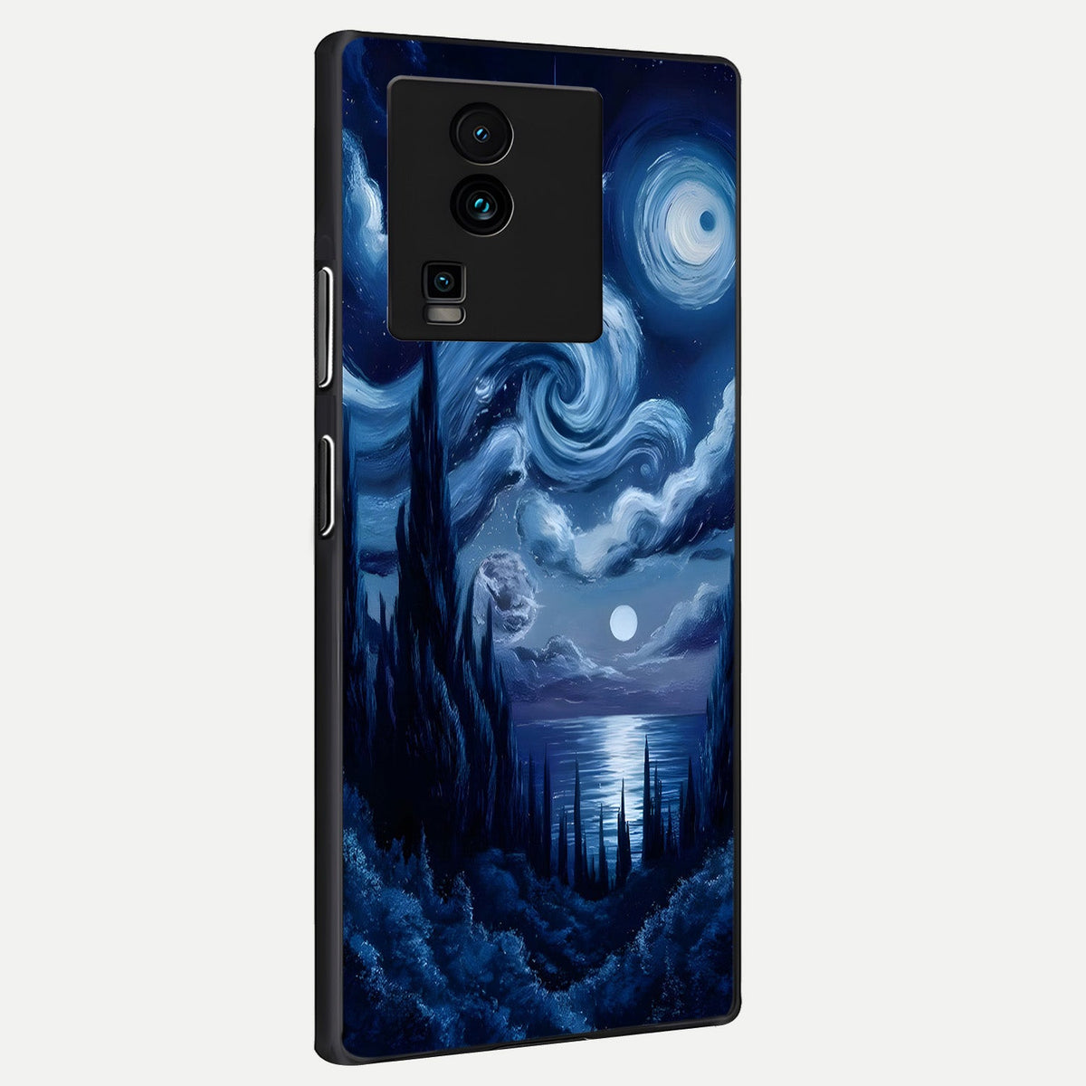  Celestial Dream Van Gogh back cover For iQOO Neo 7 Pro slim fit glass case with vibrant aesthetic design