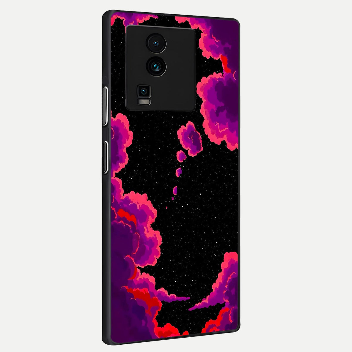  Galaxy Dream Frame back cover For iQOO Neo 7 Pro slim fit glass case with vibrant aesthetic design