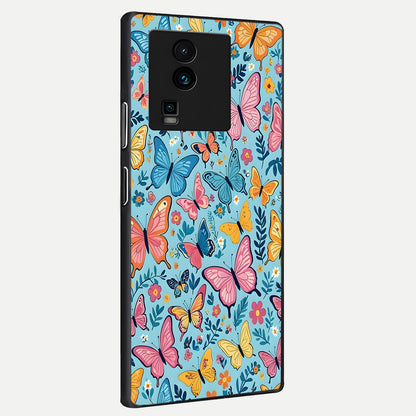  Spring Wing Garden back cover For iQOO Neo 7 Pro slim fit glass case with vibrant aesthetic design