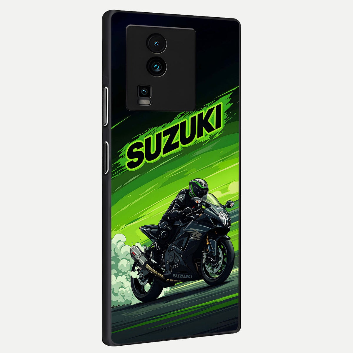  Suzuki Speed Beast back cover For iQOO Neo 7 Pro slim fit glass case with vibrant aesthetic design