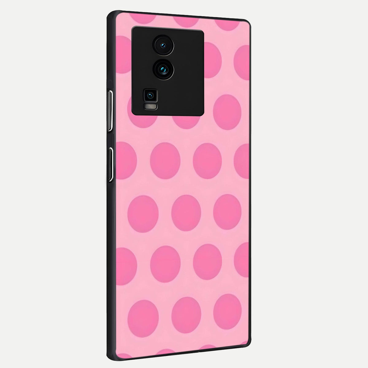  Sweet Dot Dreams back cover For iQOO Neo 7 Pro slim fit glass case with vibrant aesthetic design