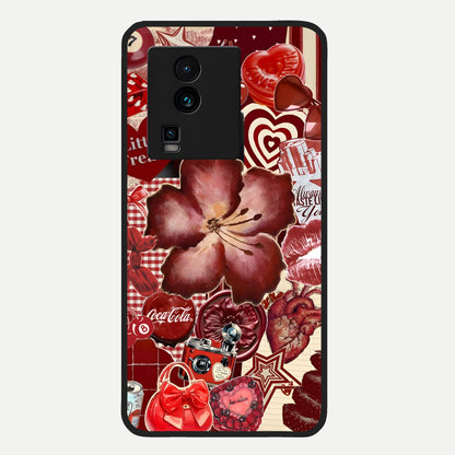 Aesthetic Little Freak Glass Case For iQOO Neo 7 Pro back cover – full design glossy printed glass finish