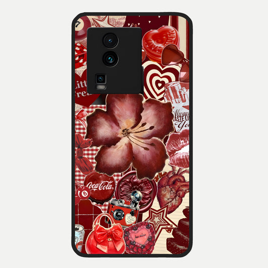  Aesthetic Little Freak Glass Case For iQOO Neo 7 Pro back cover – full design glossy printed glass finish