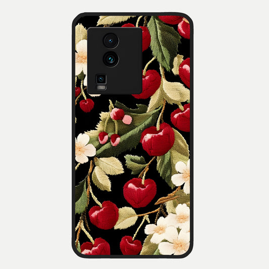  Blooming Spendor Bird Glass Case For iQOO Neo 7 Pro back cover – full design glossy printed glass finish