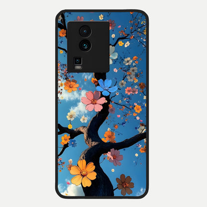  Blossom Dream Sky Glass Case For iQOO Neo 7 Pro back cover – full design glossy printed glass finish