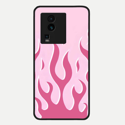  Blush Flame Energy Glass Case For iQOO Neo 7 Pro back cover – full design glossy printed glass finish