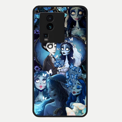  Butterfly Ghost Soul Glass Case For iQOO Neo 7 Pro back cover – full design glossy printed glass finish