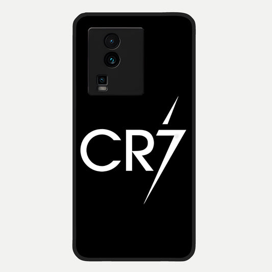  CR7 Elite Strike Glass Case For iQOO Neo 7 Pro back cover – full design glossy printed glass finish