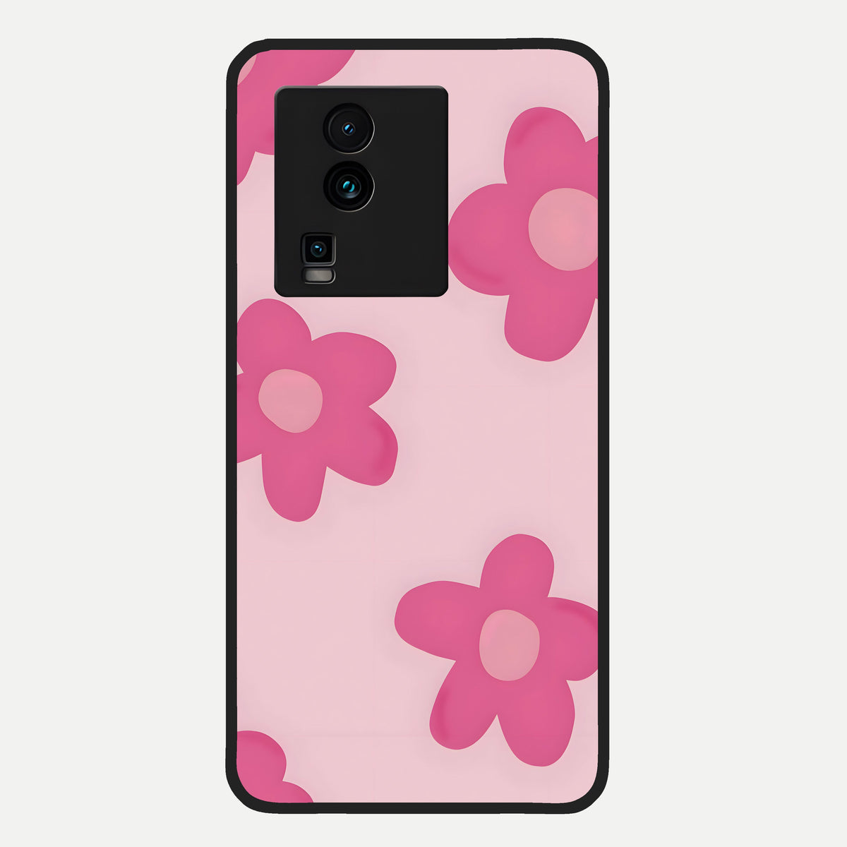  Candy Bloom Dreams Glass Case For iQOO Neo 7 Pro back cover – full design glossy printed glass finish