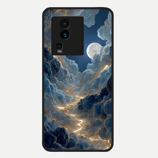  Celestial Cloud Road Glass Case For iQOO Neo 7 Pro back cover – full design glossy printed glass finish