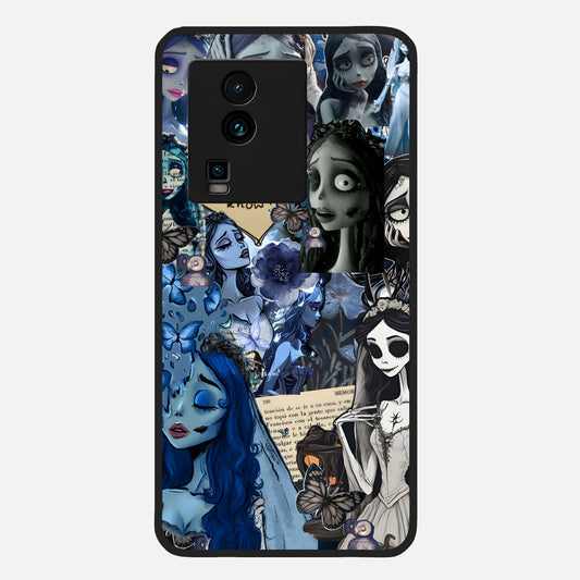  Corpse Bride Posters Glass Case For iQOO Neo 7 Pro back cover – full design glossy printed glass finish
