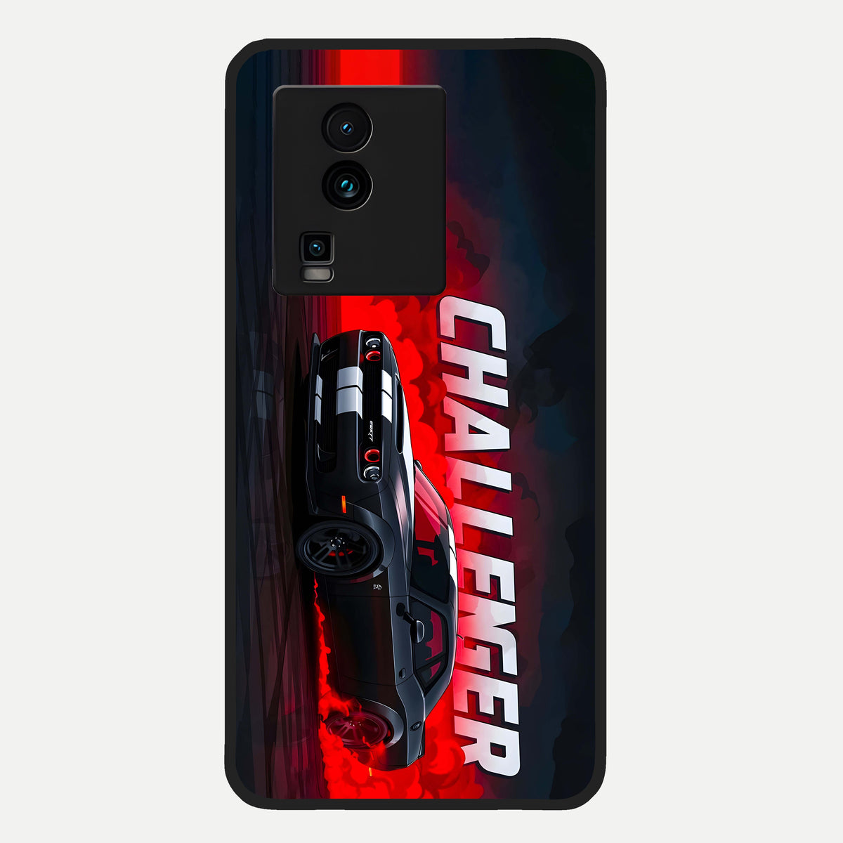  Crimson Challenger Fury Glass Case For iQOO Neo 7 Pro back cover – full design glossy printed glass finish