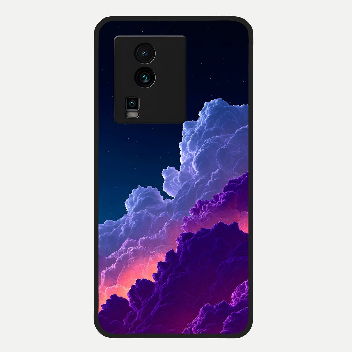  Dreamy Cloud Skies Glass Case For iQOO Neo 7 Pro back cover – full design glossy printed glass finish