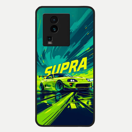  Electric Supra Thunder Glass Case For iQOO Neo 7 Pro back cover – full design glossy printed glass finish