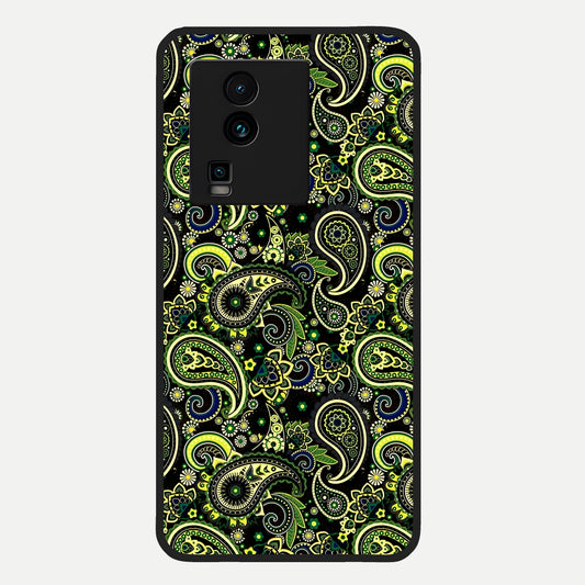 Green Lemon Glass Case For iQOO Neo 7 Pro back cover – full design glossy printed glass finish