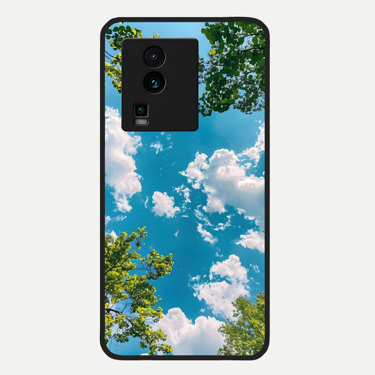  Green Moon Energy Glass Case For iQOO Neo 7 Pro back cover – full design glossy printed glass finish