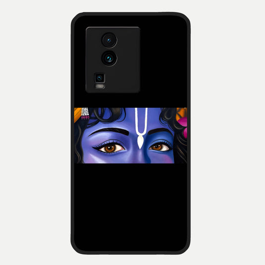  Krishna Eye Glass Case For iQOO Neo 7 Pro back cover – full design glossy printed glass finish