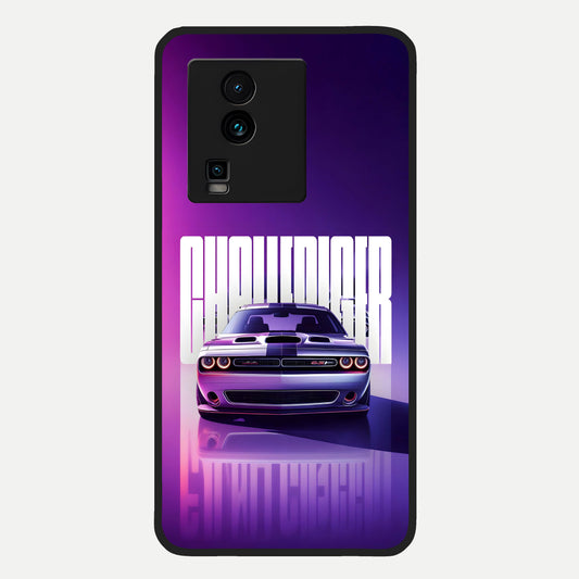  Midnight Muscle Ride Glass Case For iQOO Neo 7 Pro back cover – full design glossy printed glass finish