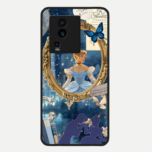  Midnight Queen Glass Case For iQOO Neo 7 Pro back cover – full design glossy printed glass finish