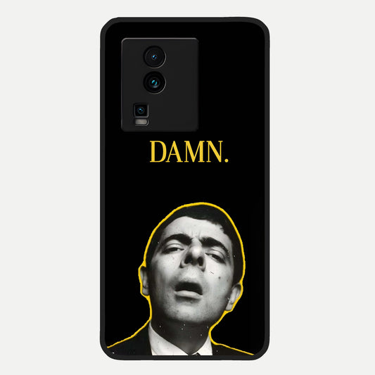  Mr Bean Damn Glass Case For iQOO Neo 7 Pro back cover – full design glossy printed glass finish