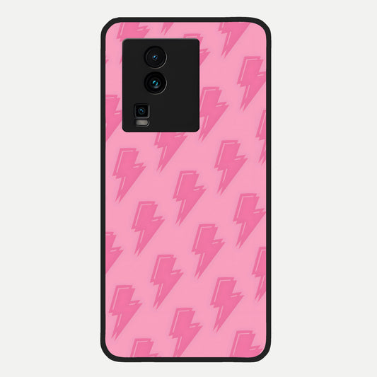  Pink Moo Magic Glass Case For iQOO Neo 7 Pro back cover – full design glossy printed glass finish