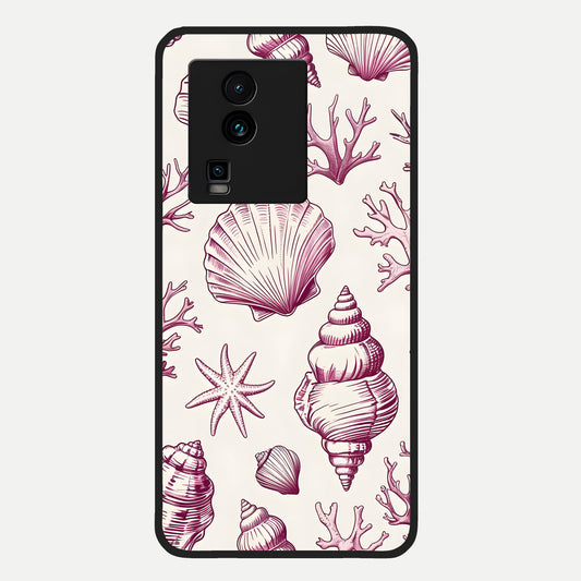  Pink Power Sparks Glass Case For iQOO Neo 7 Pro back cover – full design glossy printed glass finish