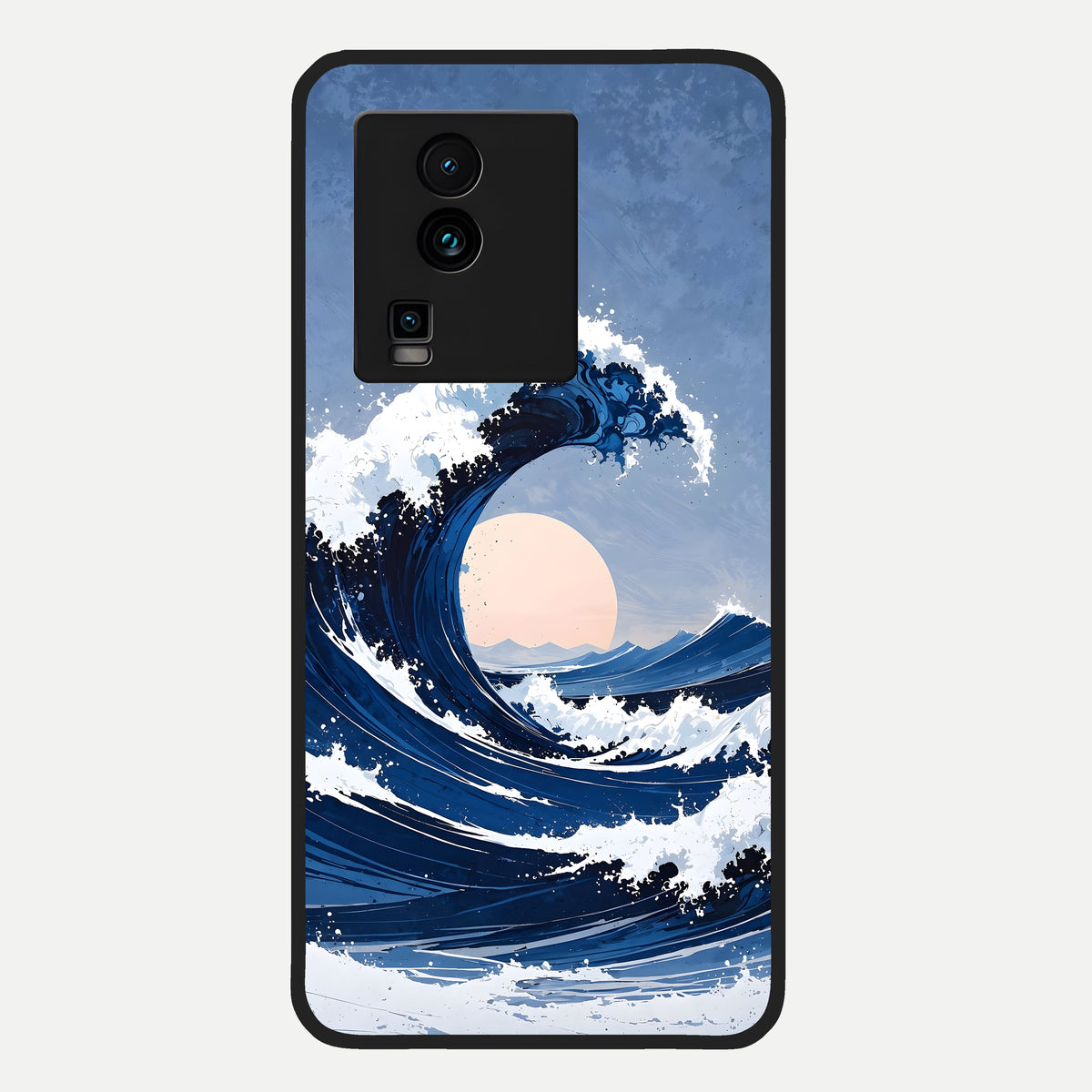  Rising Tide Power Glass Case For iQOO Neo 7 Pro back cover – full design glossy printed glass finish