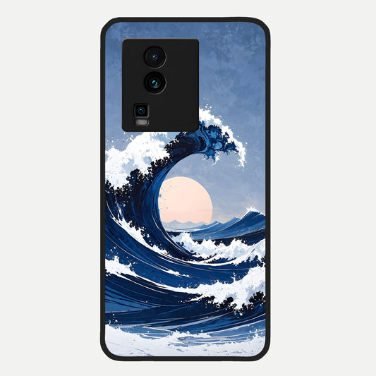  Rising Tide Power Glass Case For iQOO Neo 7 Pro back cover – full design glossy printed glass finish