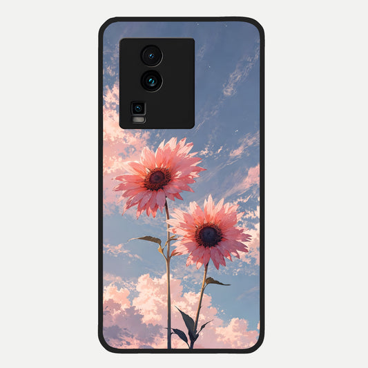  Sun Moon Balance Glass Case For iQOO Neo 7 Pro back cover – full design glossy printed glass finish