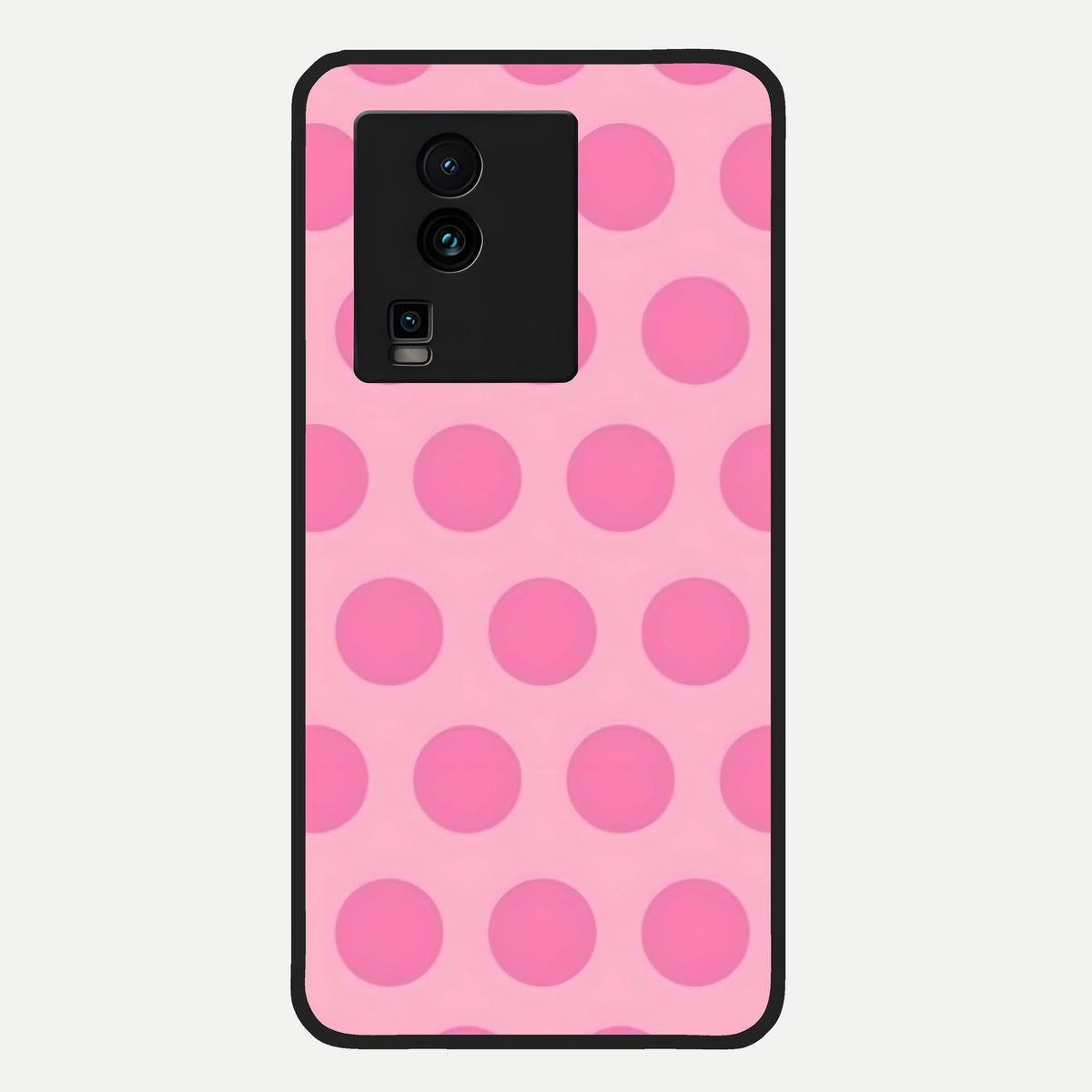  Sweet Dot Dreams Glass Case For iQOO Neo 7 Pro back cover – full design glossy printed glass finish