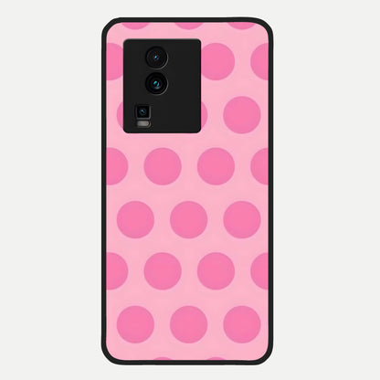  Sweet Dot Dreams Glass Case For iQOO Neo 7 Pro back cover – full design glossy printed glass finish
