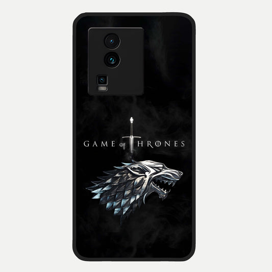  Throne Wolf Legacy Glass Case For iQOO Neo 7 Pro back cover – full design glossy printed glass finish