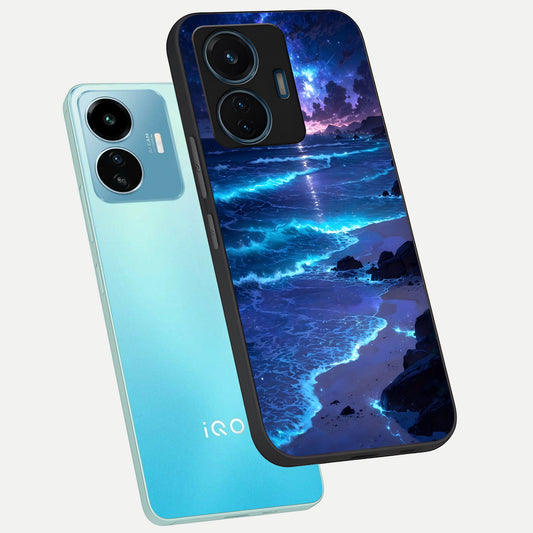  Classic Damn Look phone case For iQOO Z6 Lite 5G showing premium glass back cover with detailed artwork