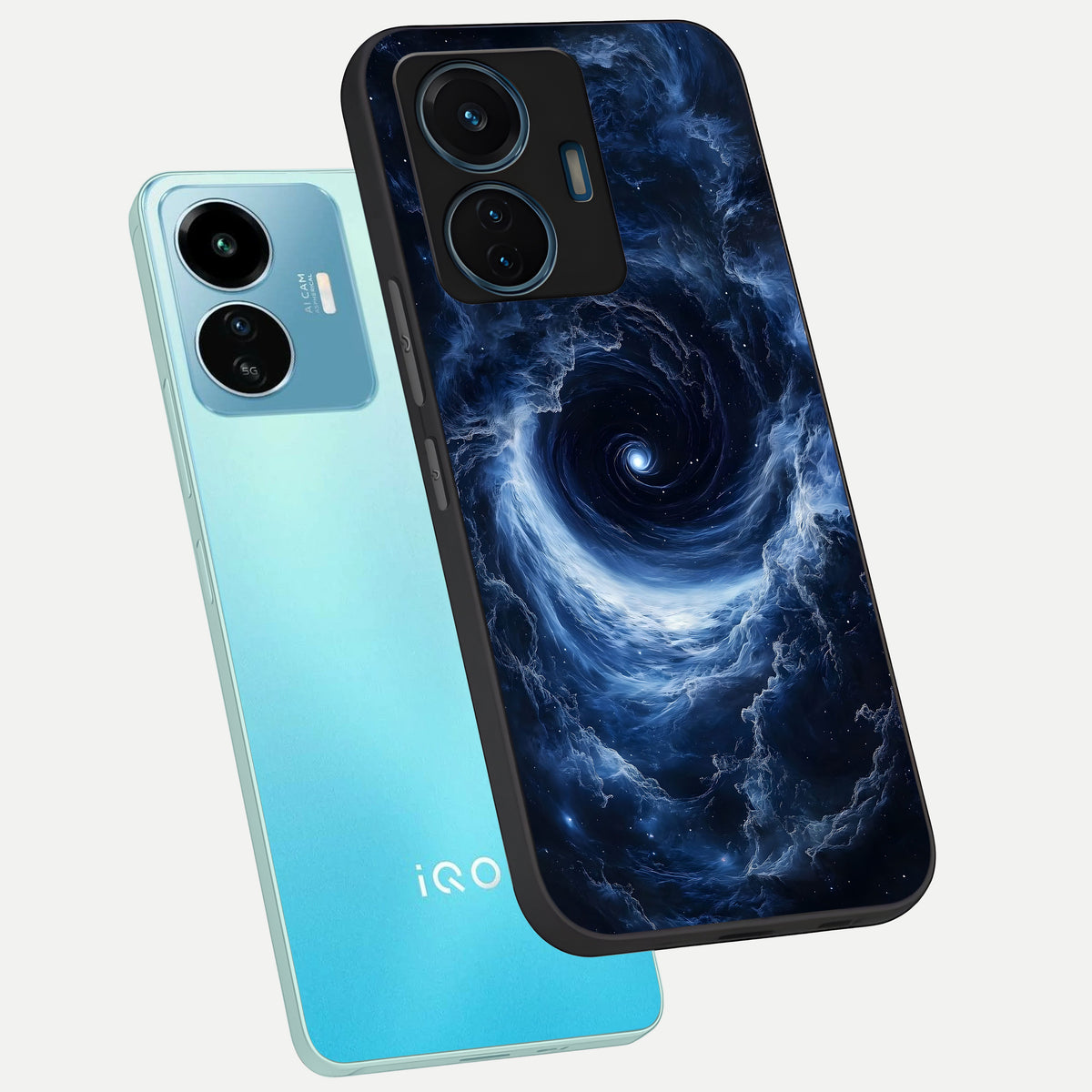  Stunning Galaxy phone case For iQOO Z6 Lite 5G showing premium glass back cover with detailed artwork