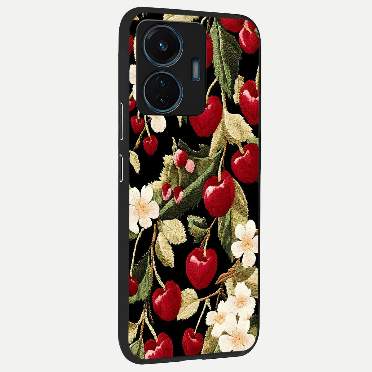  Blooming Spendor Bird back cover For iQOO Z6 Lite 5G slim fit glass case with vibrant aesthetic design